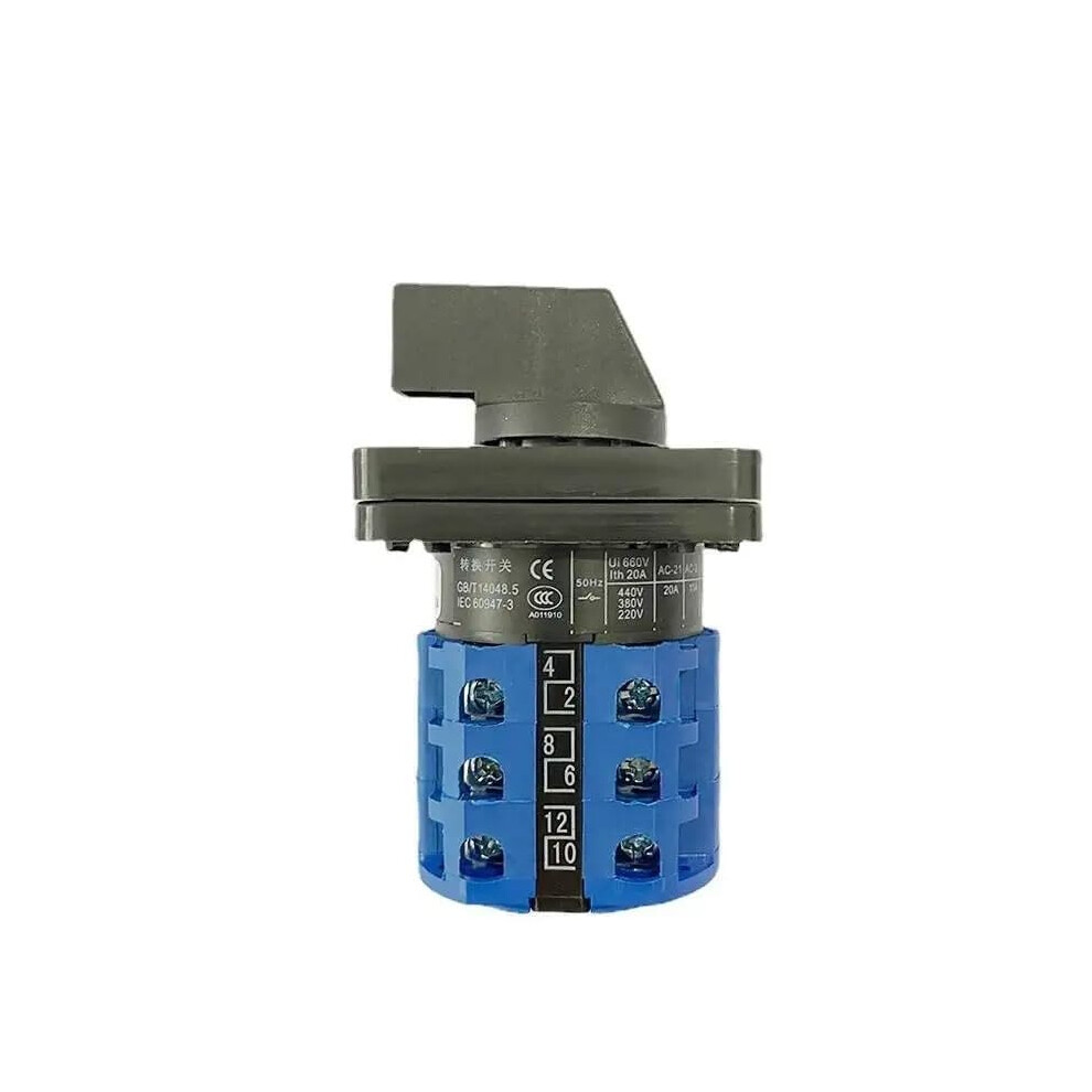 Rotary Cam Switch Lw2620 20A 3 Pole 3 Position Reversible Changeover Switch For Lifting Systems 9073542883975