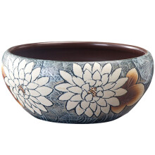 Handmade Round Ceramic Planter Bowl with or without Drainage Holes, Decorative Succulent Pot for Home Office