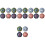 20Pcs Assorted Color Small Ceramic Dip Bowls for Sauces and Condiments 3