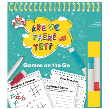 Kids Travel Games Activity Pad Wipe Clean Reusable Book with Pens