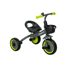 Kids Trike, Tricycle, with Adjustable Seat, Basket, Bell, for Ages 2-5 Years - Black