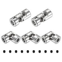5pcs Universal Joint Shaft Coupling 5mm to 5mm Metal U Joint Coupler with Screws for RC Car Robot Boat