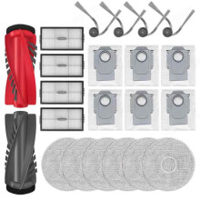 Kit de Repuestos para Accesorios de para Saros 20 / S10 MaxV Slim: Cepillo, Filtro, Bolsa para Polvo, Paño de Fregona