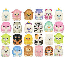 Set of 24 Cute Mini Animal Squishy Toys Set, Slow Rise Memory Foam Fidget Party Favors for Kids