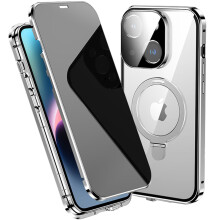 Leather Wallet Case compatible with MagSafe for iPhone 15/15 Pro/15 Plus/15 Pro Max with 360 Full Protection and Invisible Stand
