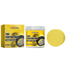 Limited time!!Homonth Car Tire Shine Paste - Automotive Tire Renovation Cleaner for Stain Removal, Brightening, Anti-Aging, And Polishing