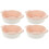 4Pcs Ceramic Bakeware Set Pink Baking Bowls Dishwasher Microwave Safe 1