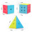 Mirror Cube 3x3 Speed Cube Set, ShapeShifting Puzzle with Smooth Stable Turning 3