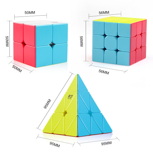 Mirror Cube 3x3 Speed Cube Set, ShapeShifting Puzzle with Smooth Stable Turning 2