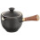 2Pcs Practical Black Ceramic Teapot Side Handle Filtered Tea Kettle 9