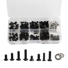 RC Car Screws Set 180Pcs Hardware Kit for 1/10 HSP Easy DIY Installation and Secure Assembly Fit