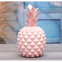 Candy Color Pineapple Ceramic Piggy Bank, Nordic Style Decorative Coin Bank for Kids and Home