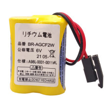 Replacement Battery for FANUC CNC BRAGCF2W 6V 2200mAh A98L00310011 PlugAndPlay Reliable Memory Backup