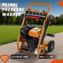 Heavy Duty Petrol Pressure Washer 3950PSI 7HP 5 Nozzles UK Jet Washer High Power