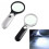 3X 45X Illuminated Magnifying Glass with Light for Reading, Handheld Microscope with LED Lens Kit 5