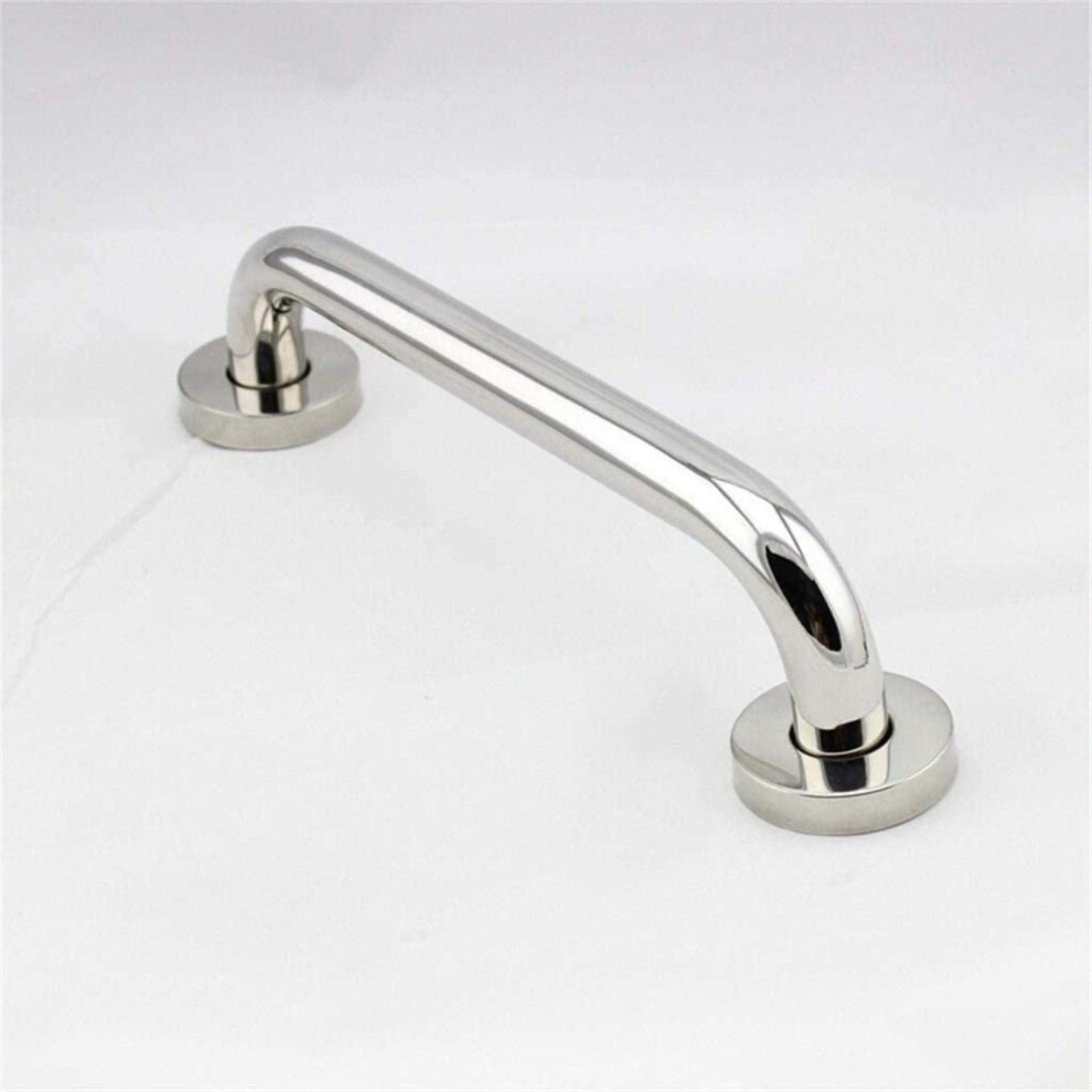 30cm Stainless Steel Bathroom Grab Bar with AntiSlip Secure Grip, RustResistant Wall Mounted Shower Safety Handrail