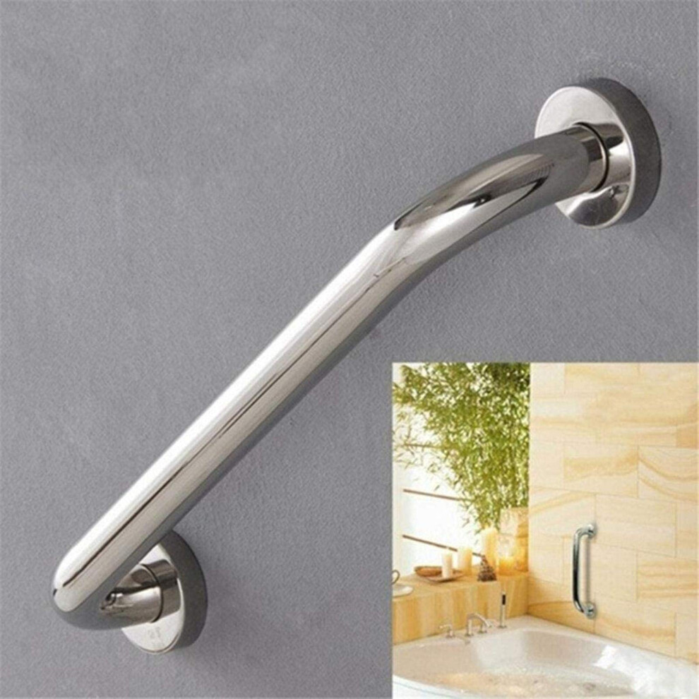 Rustproof Wall Mounted Grab Bar for Bathroom Toilet Shower, Ergonomic Safety Rail for Elderly