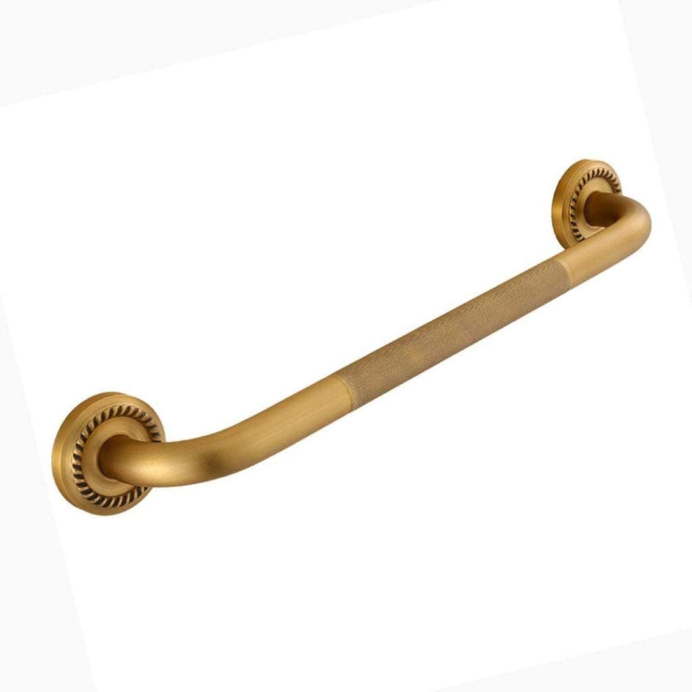 Stainless Steel Bathroom Grab Bar with Ergonomic Curved Grip, AntiSlip Polished Surface for Elderly Support