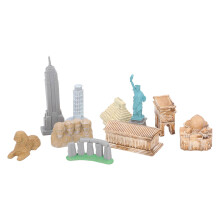 10pcs World City Miniatures – Multicolor 2-9 cm