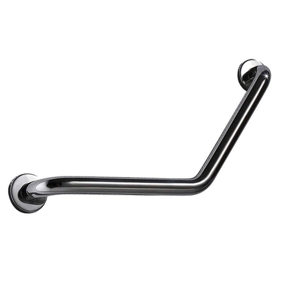 Bathroom Grab Bar 135 Curved Stainless Steel Shower Hand Rail Wall Mounted AntiSlip Safety Support for Elderly Bath Toilet