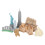 10pcs World City Miniatures – Multicolor 2-9 cm 2