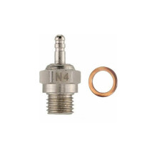 RC Glow Plug N3 N4 for Traxxas Nitro Engine Truck Car, Durable Steel with Reliable Ignition Performance