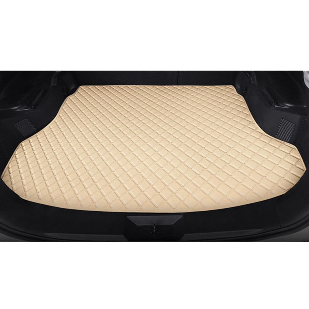 Custom Fit Car Trunk Mat For Audi A1 20122016, Waterproof Cargo Liner With Antislip Durable Design Beige 9771547738381
