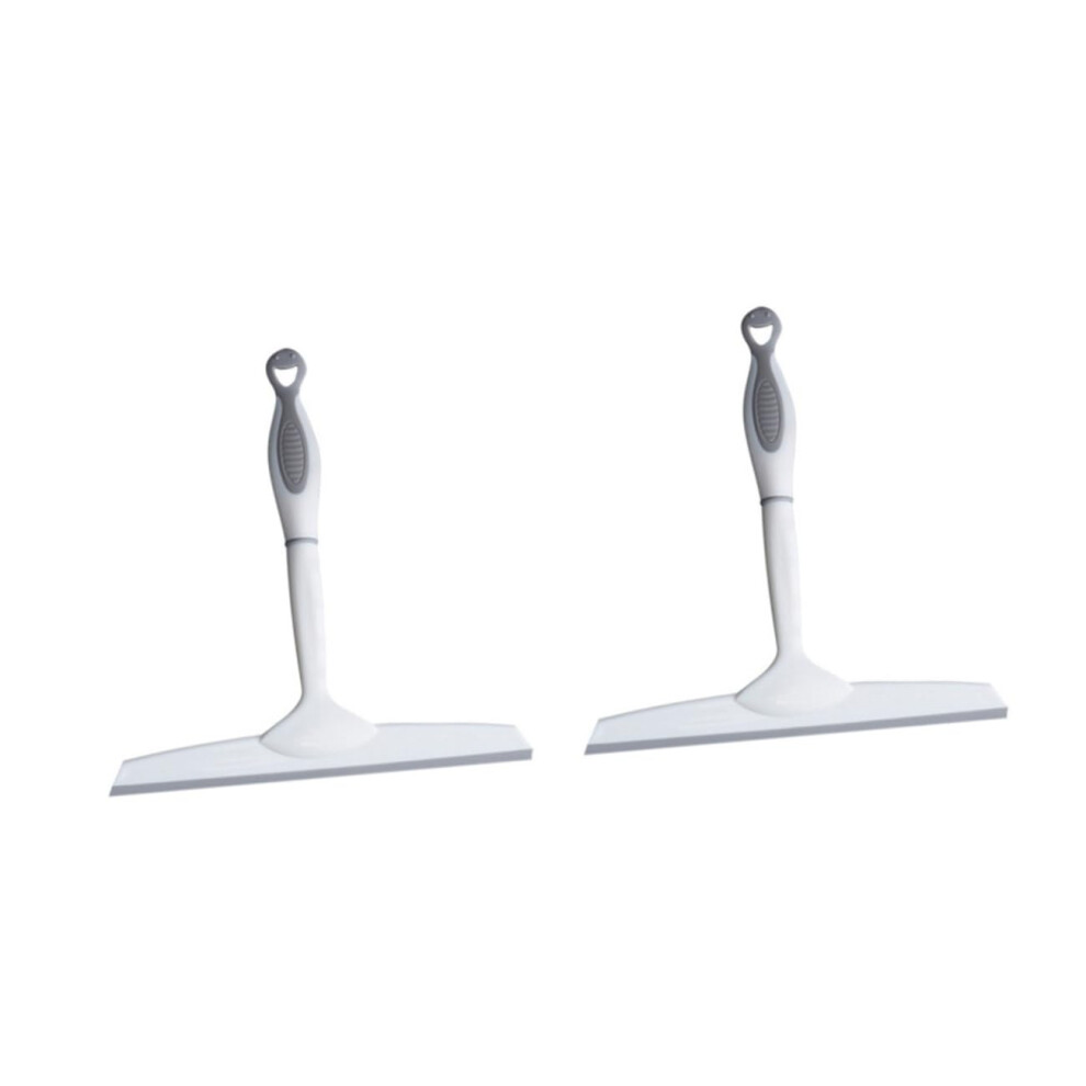 2Pcs Window Squeegee Set For Car And Home, Streak Glass Shower Cleaner With Silicone Handle 9771547738503