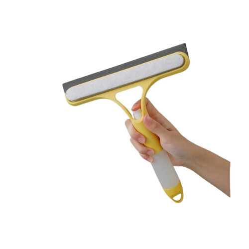 Shower Squeegee 3 in 1 Window Glass Cleaner with Silicone Holder Ergonomic Handle Streak 1