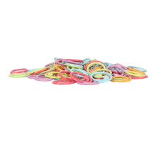 100pcs Stitch Ring Markers Colorful 1.6x1.5cm
