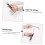 Window Squeegee with Dustpan Set, Ergonomic Grip Glass Cleaning Tool for Streak MultiSurface Use, Grey 3