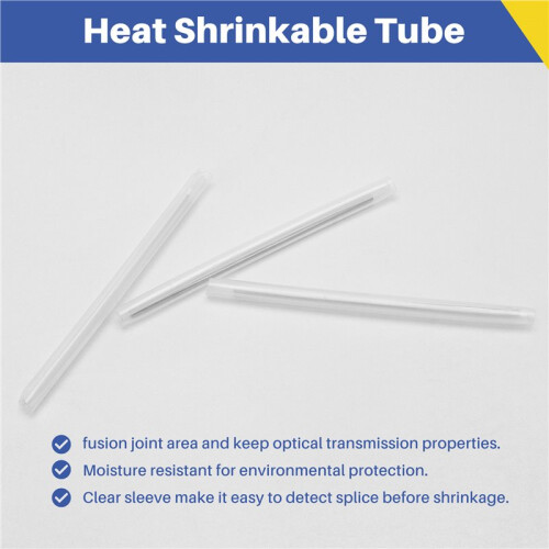 2,5 mm Diam. Glasvezel Beschermhoes, Warmtekrimpbare Buis 100 Stuks 1