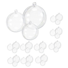 30 Stks Plastic Holle Bal Kerst Holle Bal Decoratie Bal Sky Venster Transparante Bal Snoep Verpakking