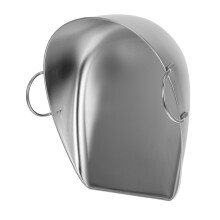 Ergonomic Dual Handle Stainless Steel Dustpan for Home and Outdoor Cleaning, Multi‑Use Handheld Design