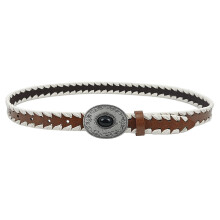 Punk Ethnic Style Durable Adjustable Waistband For Women-brown