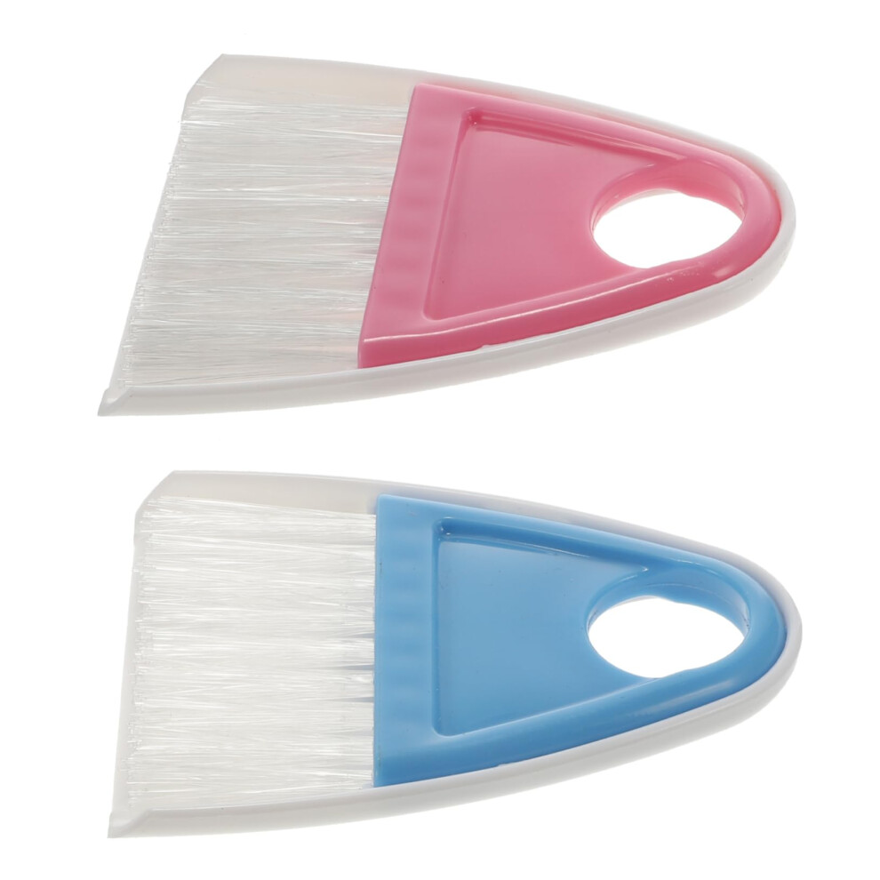 Mini Broom And Dustpan Set For Desktop Cleaning, Keyboard And Pet Hair Removal, Compact 2 In 1 Sweeper 9073542886204