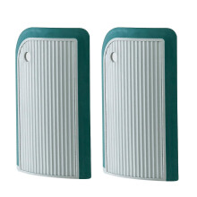 2PCS Mini Window Squeegee for Bathroom and Car, Streak Flexible Glass Wiper with Hanging Hook
