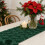Long Shamrock Embroidered Table Runner Dining Table-33x183cm 6