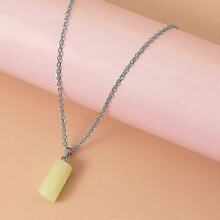 (0894 cylinder)2026 Hot!!   Hot selling popular luminous pendant necklace arrow water drop love cross hollow luminous necklace for women