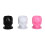 600pc Skull Ink Cups Base 1.5x2cm Black Pink White 1