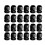 600pc Skull Ink Cups Base 1.5x2cm Black Pink White 2