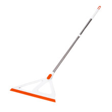 2 in 1 Detachable Floor Squeegee Brush for Tile and Concrete Floors, WallHanging Heavy Duty Cleaning Tool