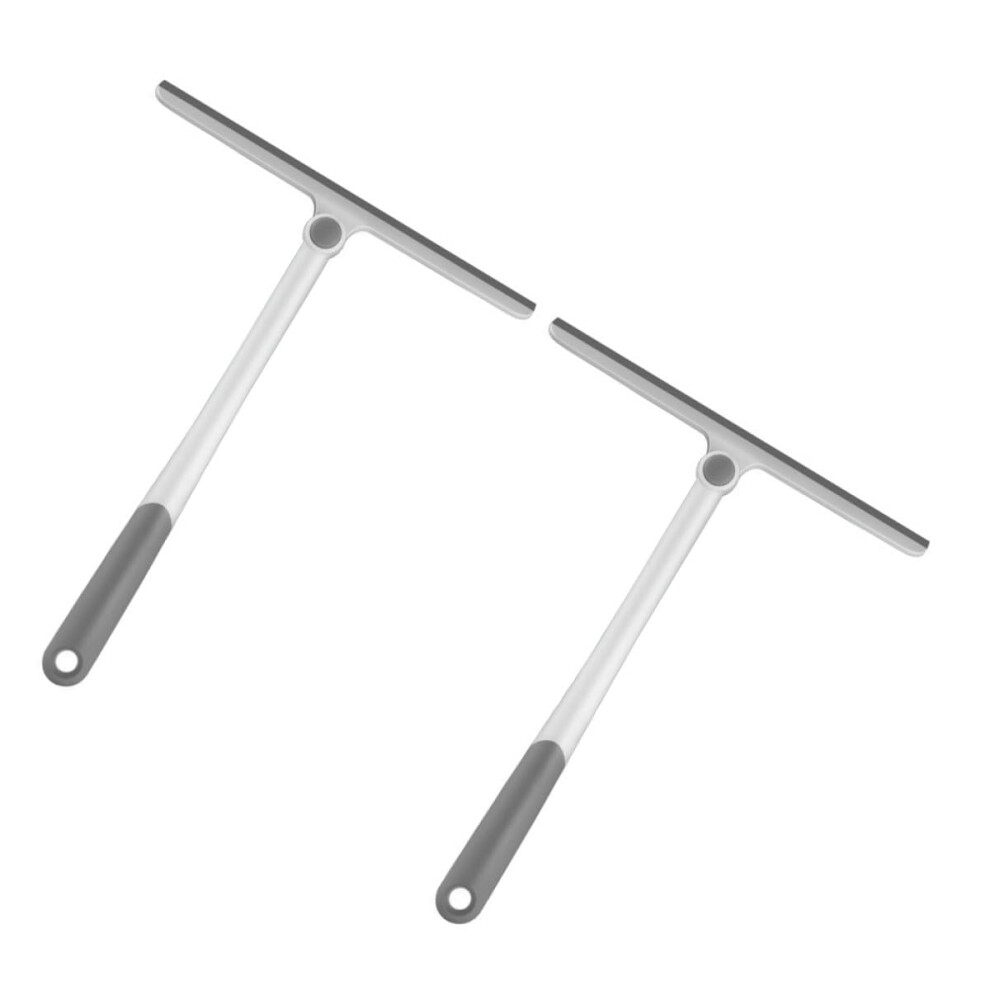 2Pcs Window Squeegee For Shower Glass And Car, NonâSlip Ergonomic Handle, Streakâ Cleaning Tool 9073542955511