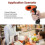 2026 Hot!!  Barcode Scanner 1D Dimensional Wired Laser Automatic Scanning Label Reader for Supermarket ShopBlack 4