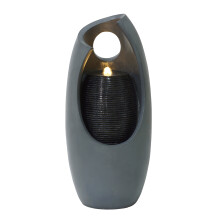 Cascading Outdoor Water Feature Electric Garden Fountain LED Pump Radiant Falls