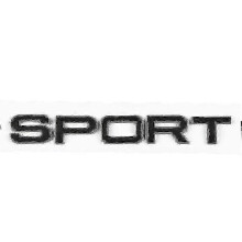 (Sport Matt Black) 3d Abs Logo Range Rover Letters Emblem Sticker Car Front Hood Badge For Range Rover Sport Evoque L322 L320 L406 P38 Accessories - S
