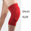 Knee Compression Sleeve with Protective Hex Padding, Breathable Stretch Fabric, Red XL 1