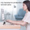 Laptop Stand Adjustable Holder for Desk Ergonomic Posture Support Stable Compact Black Design 3