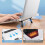 Laptop Stand Adjustable Holder for Desk Ergonomic Posture Support Stable Compact Black Design 4