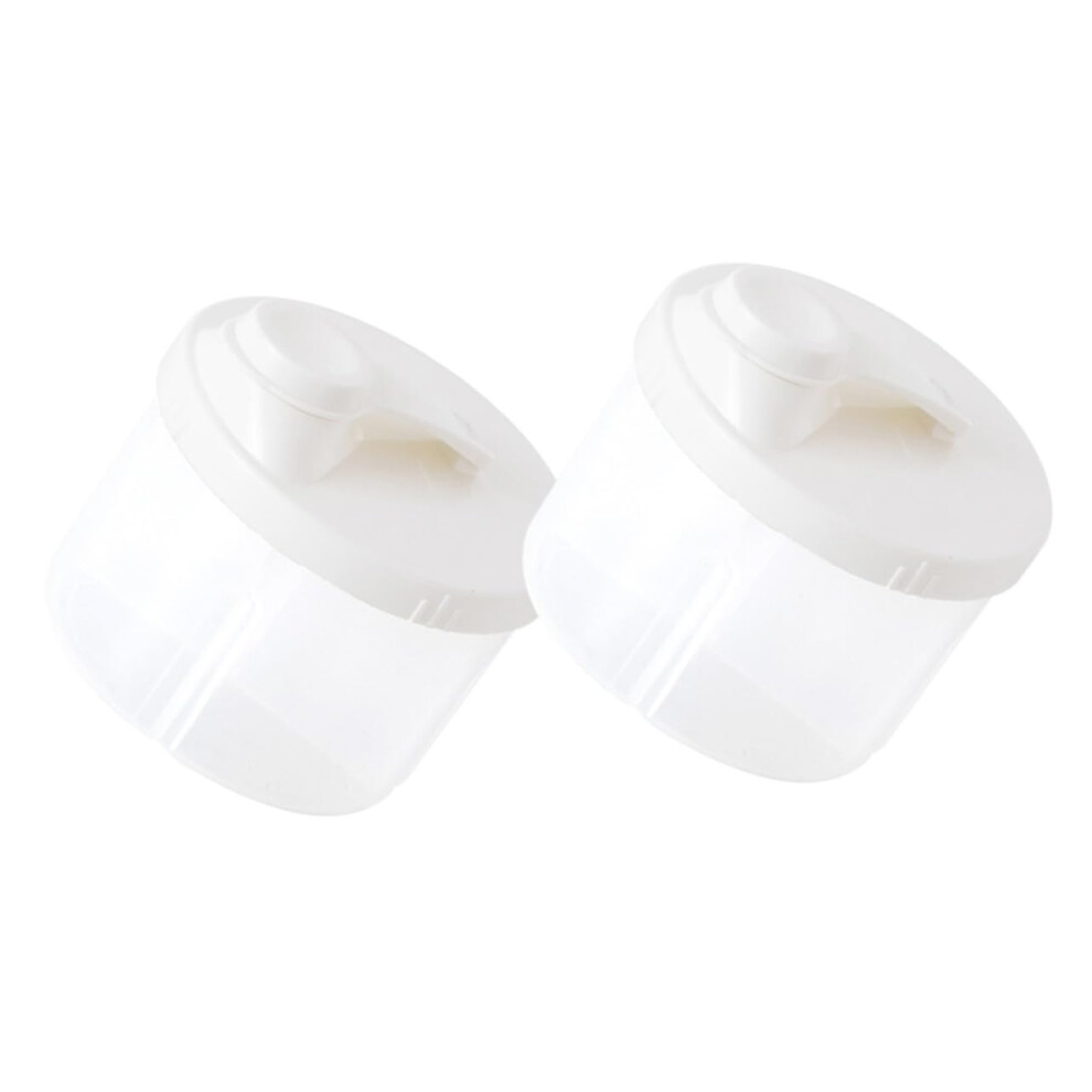 Baby Formula Dispenser Set 2 Pack – PreMeasured Portions Ready, Mess Pouring, Compact TravelFriendly Container